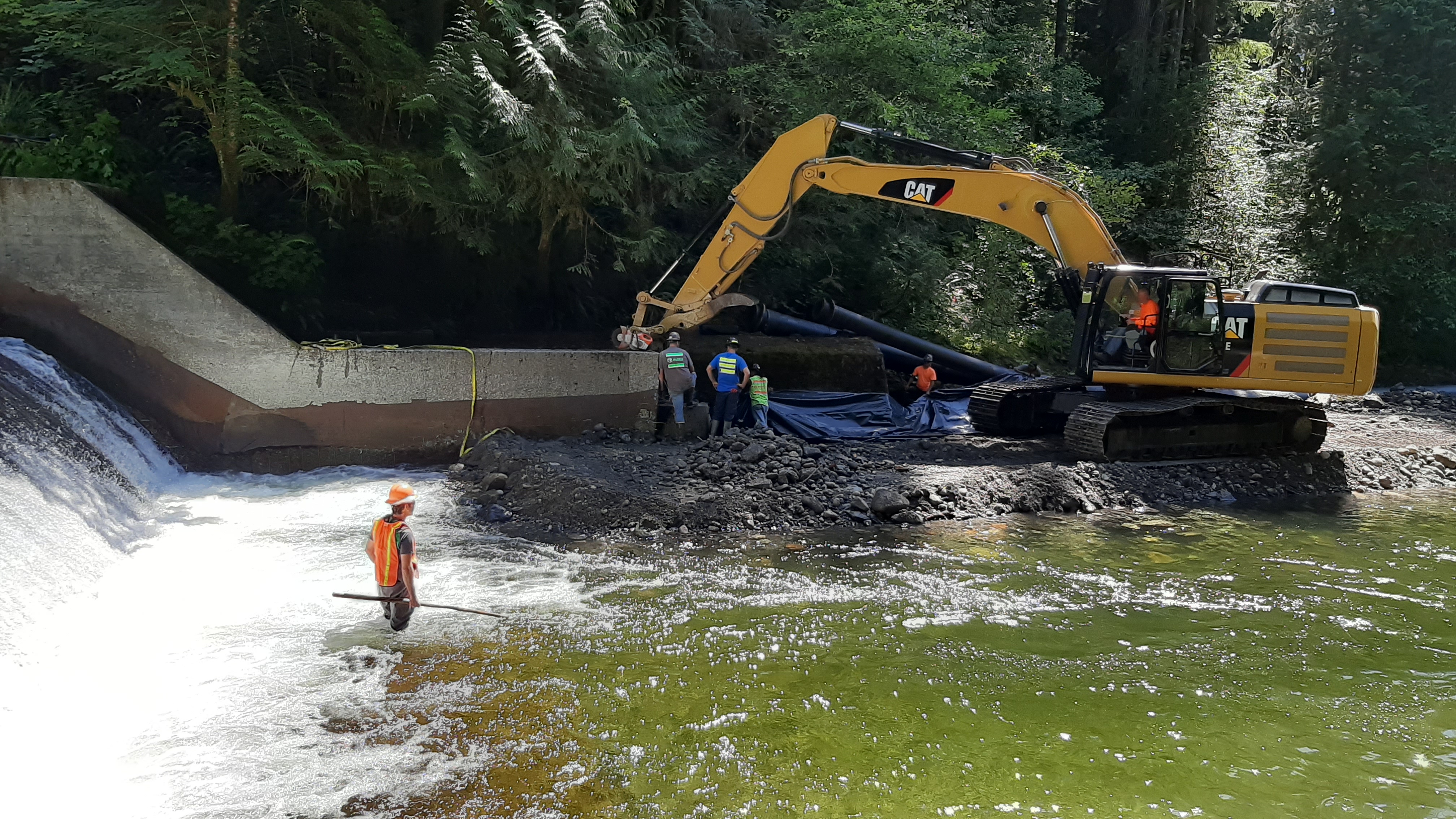 Restoration Acquisition And Stewardship Program - Construction on waterway 1