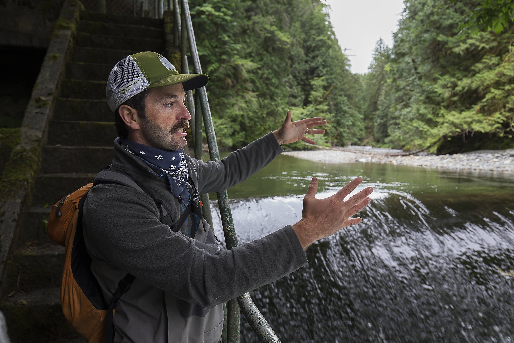 Restoration Acquisition And Stewardship Program - Discussing waterway
