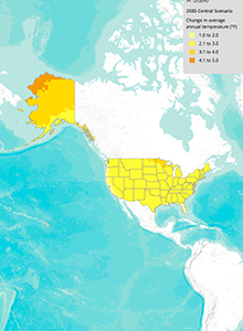 Climate Change Story Maps: CREAT Climate Scenarios Projection Map