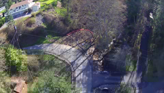 Tulalip Natural Resources Greenwood Creek Restoration Drone video of aerial footage of a successfully implemented fish habitat restoration project
