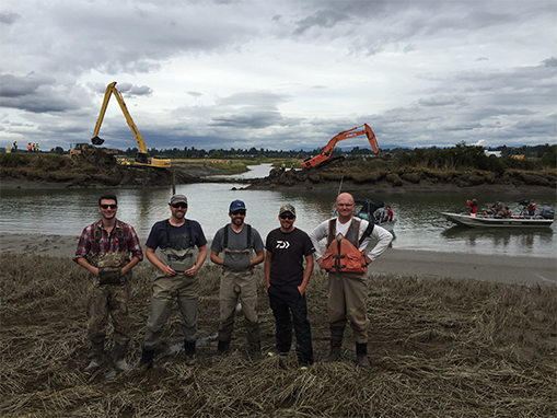 Tulalip Natural Resources Department gallery for Qwuloolt monitoring, image three