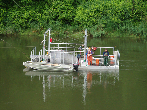 Tulalip Natural Resources Department gallery for smolt traps, image two