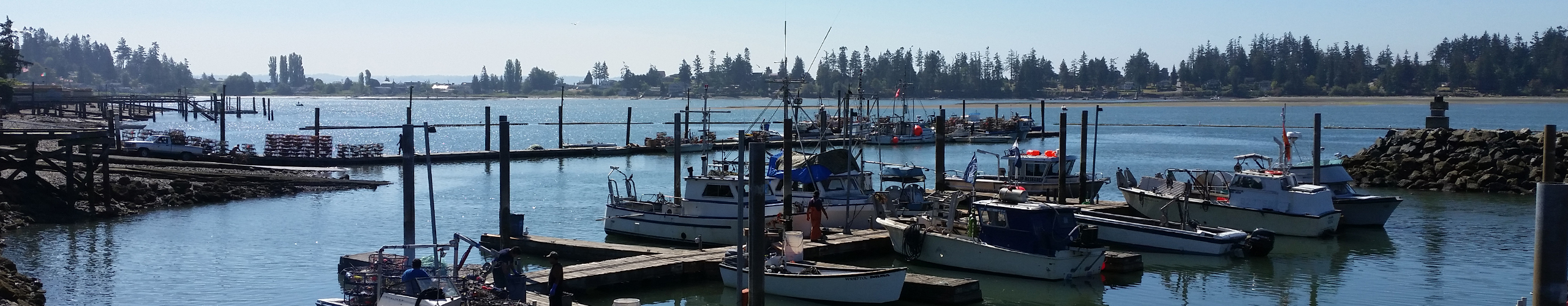 Tulalip Natural Resources Department image of fishing boats at the Tulalip Marina