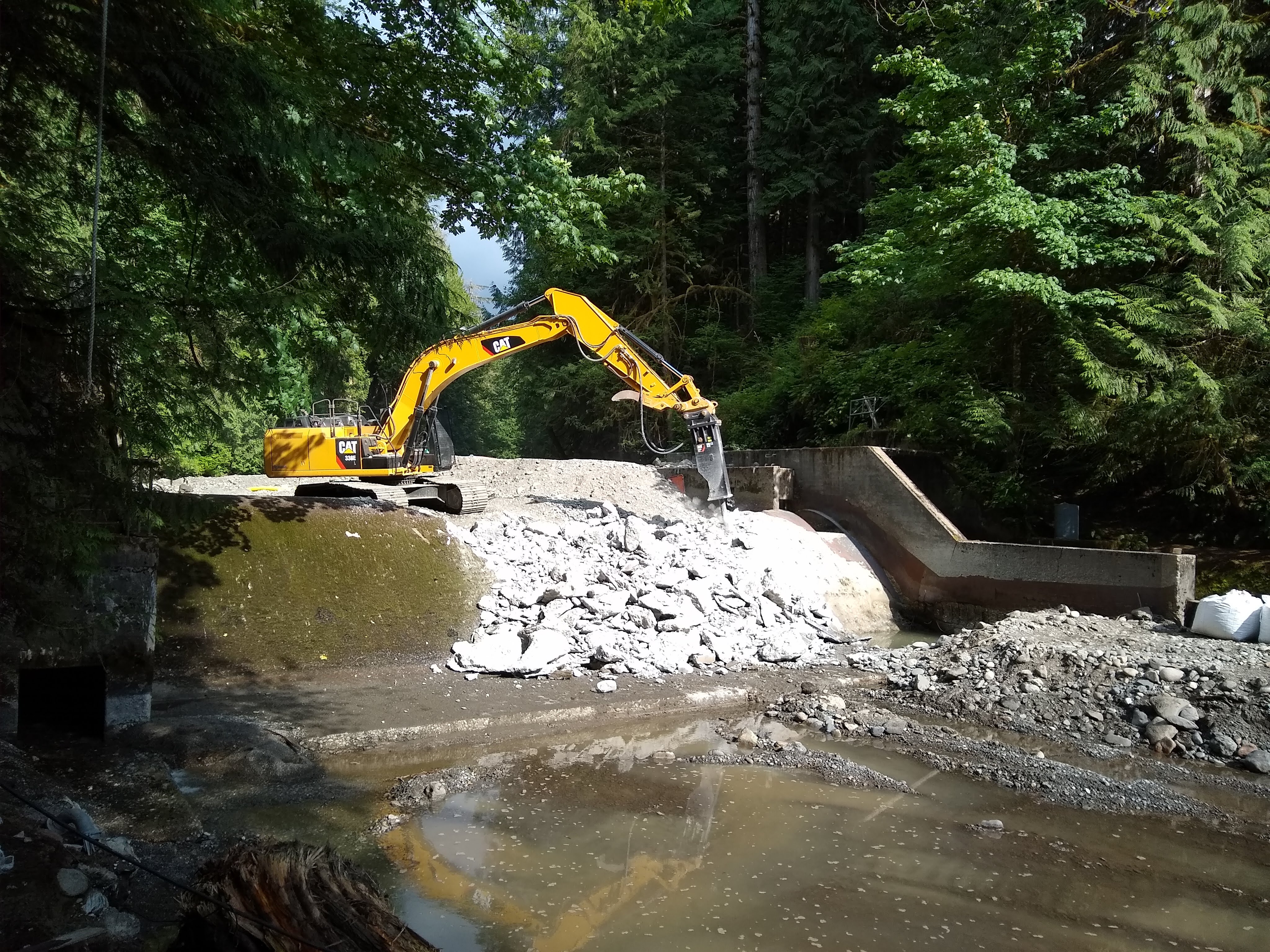Restoration Acquisition And Stewardship Program - Construction on rockbed