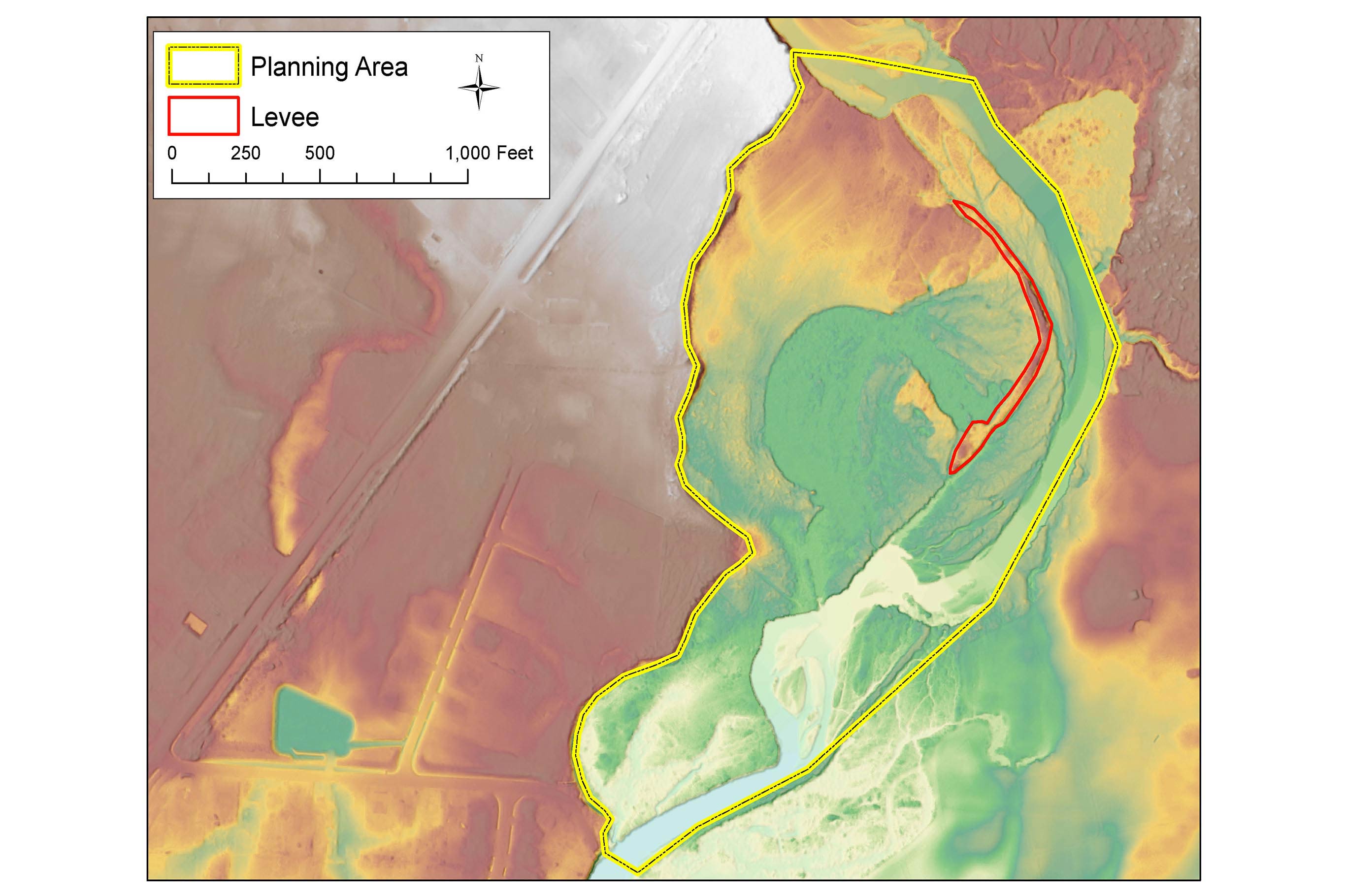 Tulalip Tribes Natural Resources Lochsloy project planning area map Holy Cross LiDAR slider image